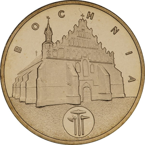Moneta 2 zł Bochnia 2006