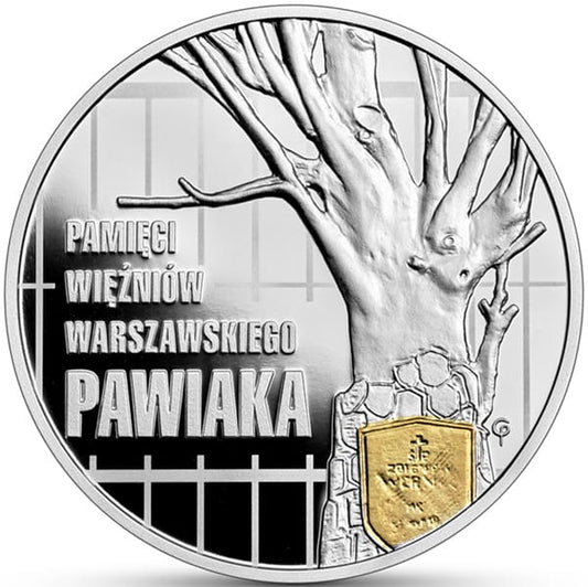Moneta 10 zł Pamięci więźniów warszawskiego Pawiaka 2024