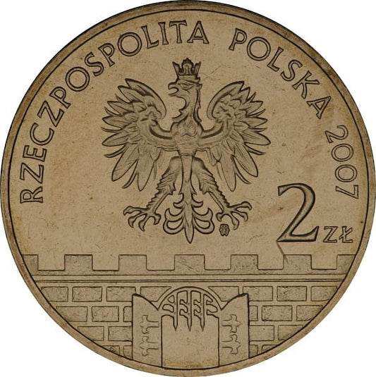 Moneta 2 zł Płock 2007