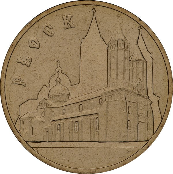 Moneta 2 zł Płock 2007