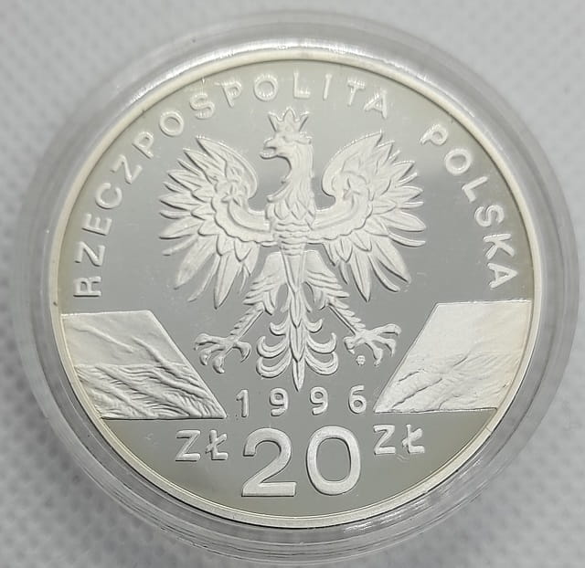 Moneta 20 zł Jeż 1996