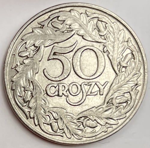 Moneta 50 groszy 1923 stan 2